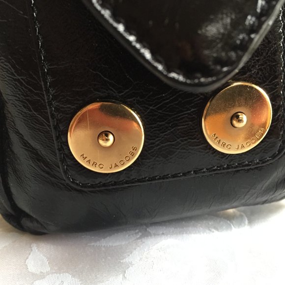 Marc Jacobs Black Patent Leather Shoulder Bag - Picture 5 of 10